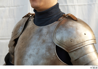  Photos Medieval Knight in plate armor 5 Army Medieval soldier plate armor upper body 0020.jpg